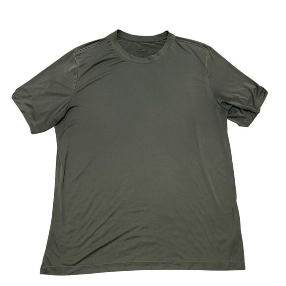 NIKE DRI-FIT “The Tee” Men’s Green Short Sleeve Athletic T-Shirt Size XL - Picture 1 of 7